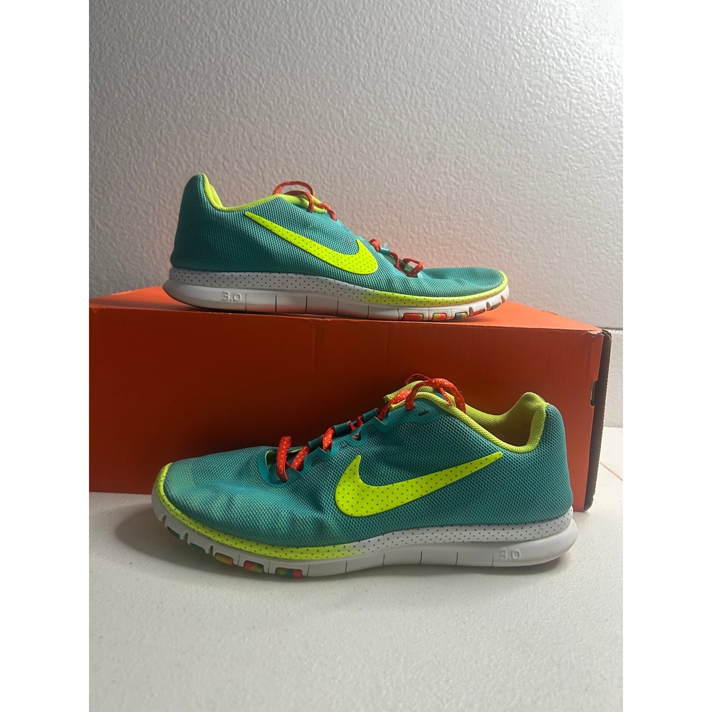 Nike Free 3.0 V5 Teal Women Size 8.5 #2969